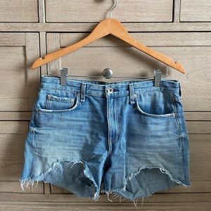 Rag & Bone Dre Distressed Denim Shorts